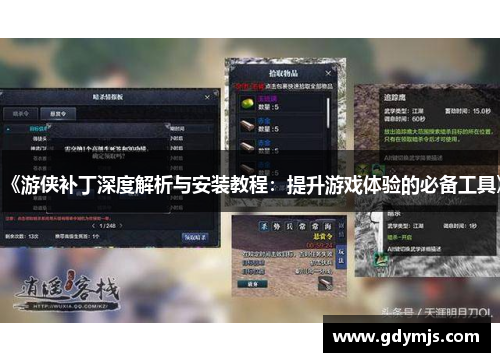 《游侠补丁深度解析与安装教程：提升游戏体验的必备工具》